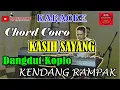 Lagu Kasih sayang Karaoke Dangdut Koplo Kendang Rampak | Chord Cowo
