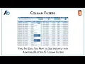 Column Filters in AdaptableBlotter JS