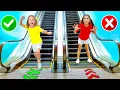 Nastya and Kids Learn Mall Safety Rules