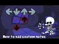 How to add custom notes in XGen FNF engine