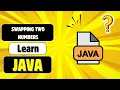 Java program Swapping two numbers using two variables