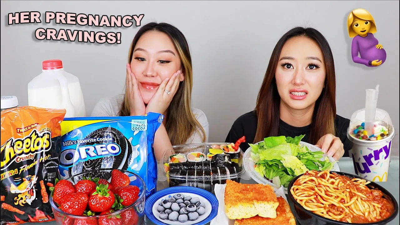 TRYING MY SISTER'S PREGNANCY CRAVINGS 😱!