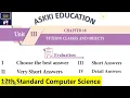 12th Computer Science Chapter 10 Book back Answers English Medium