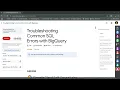 Troubleshooting Common SQL Errors with BigQuery By Arcade Helper