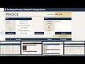 Professional Invoice Template in Google Sheets