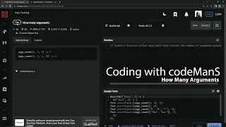 Codewars 7 kyu How Many Arguments Javascript