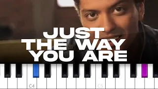 Download Bruno Mars - Just The Way You Are (piano tutorial) MP3