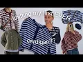 i knit a cardigan for the first time