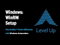 WinRM Setup Ansible Tower Windows Automation