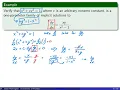 MAP2302 Solutions and Initial Value Problems
