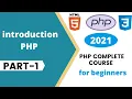 PHP Introduction Tutorial in Hindi Urdu 2021 for beginner - 01
