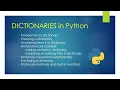 Introduction to dictionaries in Python term-2 Unit-2 Class - 11th CBSE Computer Science