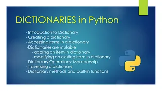 Introduction to dictionaries in Python term-2 Unit-2 Class - 11th CBSE Computer Science