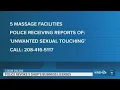 Coeur d Alene police investigating allegations of criminal sexual activity at 5 massage parlors