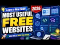 Top 10 Most Useful Websites to Learn a New Skill for FREE 2026
