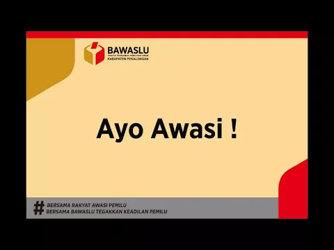 Download MP3 MARS BAWASLU edited by Panwaskab Pekalongan