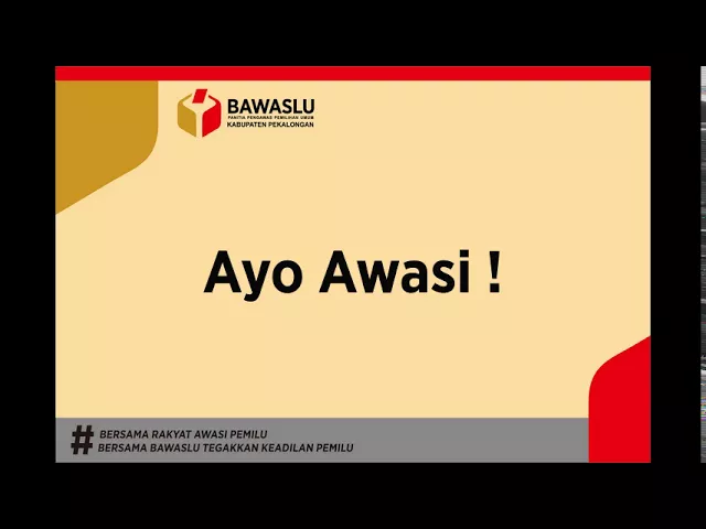 Download MP3 MARS BAWASLU edited by Panwaskab Pekalongan