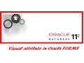 Visual attributes in oracle forms