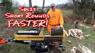 Split Short Rounds Faster Tractor Supply Countyline 25 Ton Log Splitter Stroke Limiter
