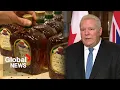 Ontario drops Crown Royal ban after Ford announces 23 million deal with Diageo