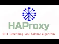 19 Describing load balance algorithm