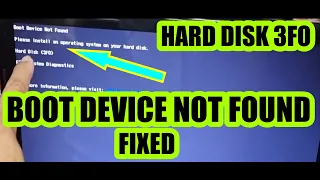 Download How to fix boot device not found #devicenotfound #harddisk3fo #hp #diy #tutorial MP3