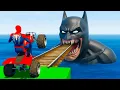 Lagu سبايدر مان اصعب دراجة نارية فوق اسماك القرش - Superheroes Ride on Motorcycle Stunt Funny Moments??