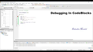 Debugging In CodeBlocks