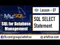 SQL bangla Tutorial SQL SELECT Statement