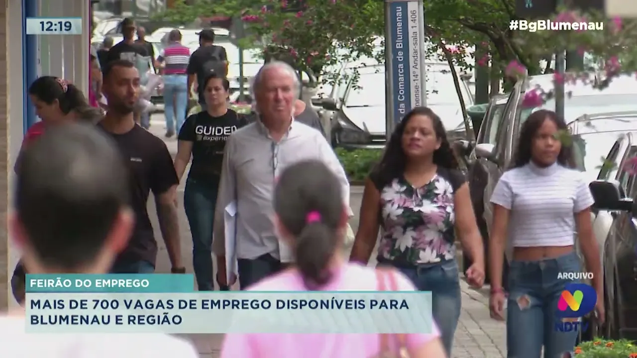 Feirão do Emprego: mais de 700 vagas de emprego disponíveis para Blumenau e região