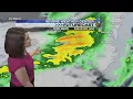 Sunday morning forecast update from Meteorologist Jaclyn Shearer