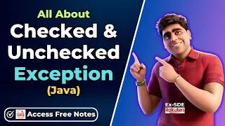 Learn Checked and Unchecked Exceptions in just 15 Minutes Easily Java Jobs
