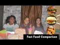 FAST FOOD COMPARISON CHEF ZEE