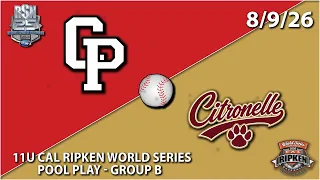 CP White vs Citronelle 2026 Cal Ripken 11U World Series Pool Play Game 18 Field Major - 26