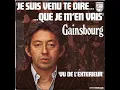 Serge Gainsbourg - Je suis venu te dire que je m'en vais