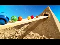 Download Lagu Marble Run Race ASMR Sand Pyramid Survival !!