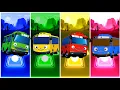 Lagu Tayo The Little Bus - Green 🆚 Yellow 🆚Red 🆚 Blue Bus 🎶 Tiles Hop EDM Rush Gameplay 🎯💥