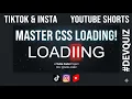 Creative Text Loading Animation Using HTML CSS Tutorial