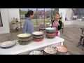 Temp-tations Old World or Floral Lace Centerpiece Platter on QVC