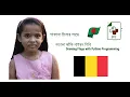 Drawing the flag of Belgium with Python - TalhaTraining