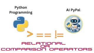 28 Relational or Comparison Operators
