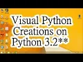Python 3D Objects Visual Python Vpython 2018