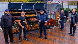 КОПТИМ ВСЁ! 150 кг МЯСА за 12 часов: БАРАНЫ, ИНДЮКИ, УТКИ, КУРЫ. МЯСНОЙ АПОКАЛИПСИС! ENG SUB