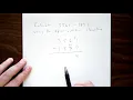 Equal-additions subtraction algorithm example