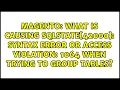 What is causing SQLSTATE 42000 Syntax error