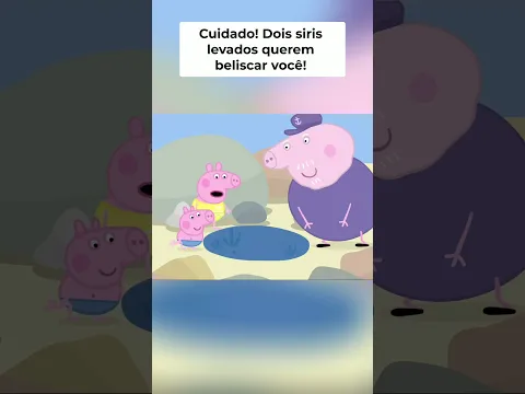Peppa Pig: George encontra um caranguejo engraçado 🐾 #PeppaPig #Kids