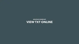 How to open and view TXT files in a browser GroupDocs Viewer App Tutorial