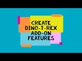 Create Dino-T-Rex Add-on Features - Game Lab code org