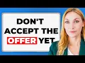 3 Phrases to Negotiate Your Salary Offer to be Higher