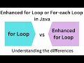 Enhanced For Loop For Each Loop in Java